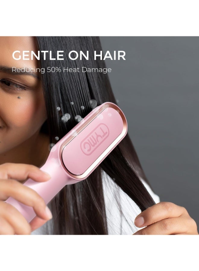 TYMO مشط فرد الشعر الدائري باللون الوردي - Image 4